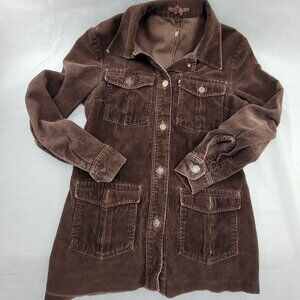 VTG 60s Levi's Jacket Womens Brown Corduroy Gold Big E Black Tag *FLAWS Project